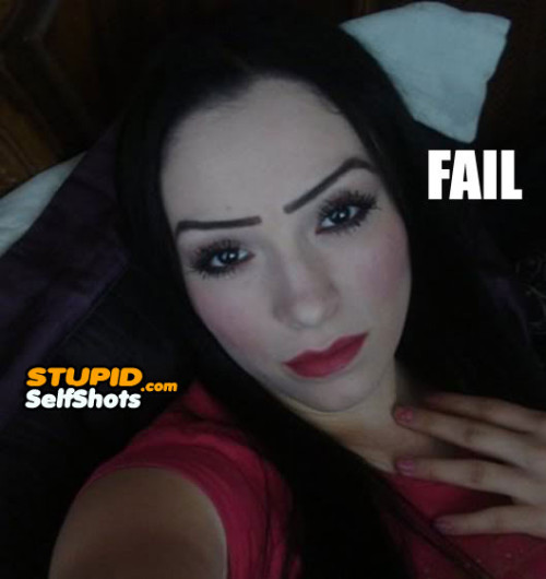 Elvira Makeup And Eyebrow Fail Self Shot Stupid Self Shots 